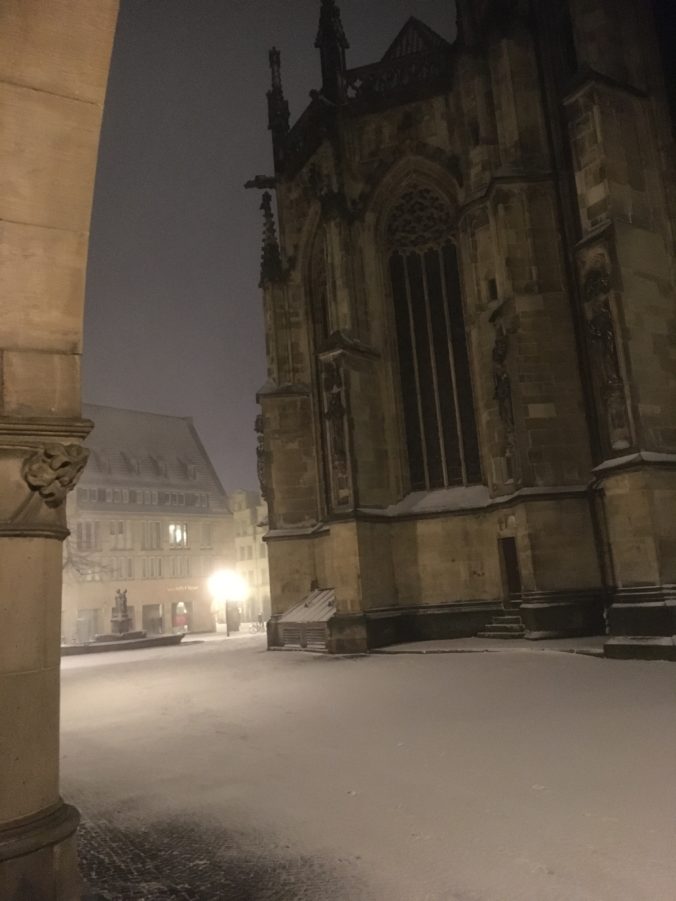 Schnee in Münster