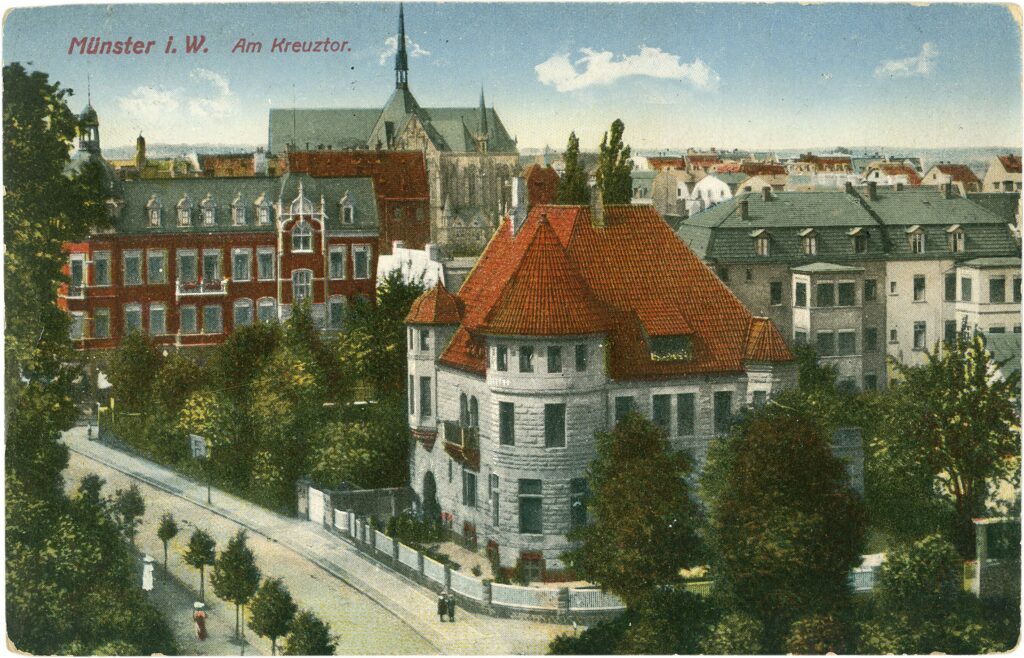 Zuckervilla, Postkarte, Stadtmuseum Münster