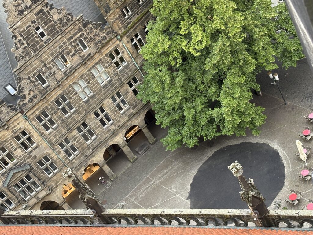 Lambertikirchplatz ohne Brunnen